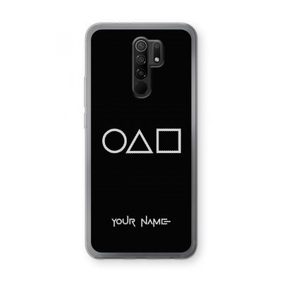 Squid Game: Xiaomi Redmi 9 Transparant Hoesje