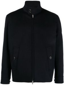 Lardini high-neck wool jacket - Bleu