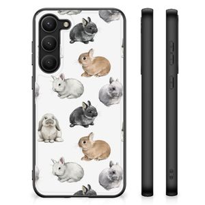 Dierenprint Telefoonhoesje voor Samsung Galaxy S23 Plus Konijntjes