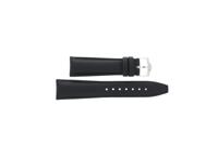 Horlogeband Tag Heuer CS2111 / BC0787 Leder Zwart 22mm