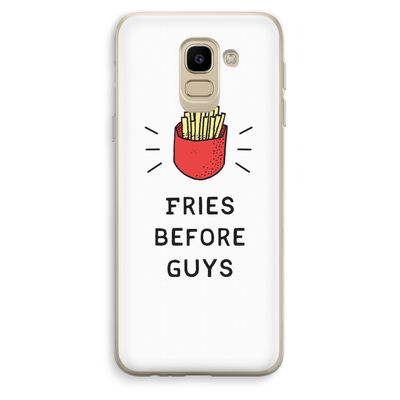 Fries before guys: Samsung Galaxy J6 (2018) Transparant Hoesje