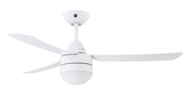 Beacon Witte ventilator met lampMegara Ø 122cm IP55 - 531016