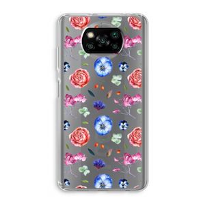 Bloemetjes: Xiaomi Poco X3 Pro Transparant Hoesje