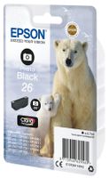 Epson Polar bear Singlepack Photo Black 26 Claria Premium Ink - thumbnail