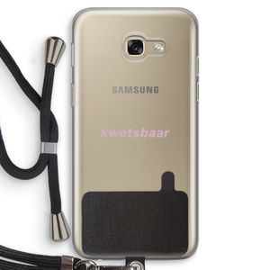 kwetsbaar: Samsung Galaxy A5 (2017) Transparant Hoesje met koord