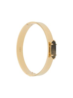 Wouters & Hendrix bracelet manchette sertie de labradorite
