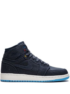 Jordan Kids baskets montantes Air Jordan 1 Retro OG BG - Bleu