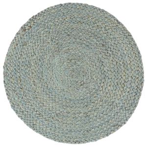 The Living Store Handgeweven Placemats - Jute - 38 cm - Olijfgroen