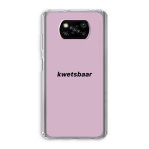kwetsbaar: Xiaomi Poco X3 NFC Transparant Hoesje