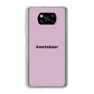 kwetsbaar: Xiaomi Poco X3 NFC Transparant Hoesje