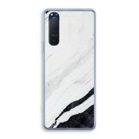 Elegante marmer: Sony Xperia 5 II Transparant Hoesje Elegante marmer: Sony Xperia 5 II Transparant Hoesje