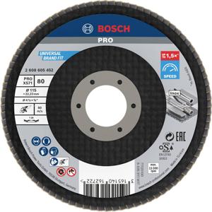Bosch Accessories 2608605452 X571 Lamellenschijf Diameter 115 mm Boordiameter 22.33 mm Staal 1 stuk(s)