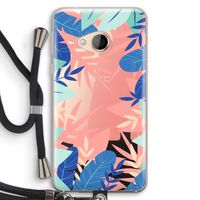 Tropisch: HTC U Play Transparant Hoesje met koord Tropisch: HTC U Play Transparant Hoesje met koord