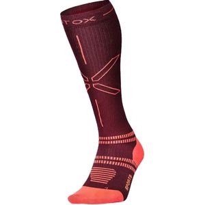 STOX Compressie Sports Sokken Dames - Overige artikelen - Compressiekousen - rood/oranje - maat W2