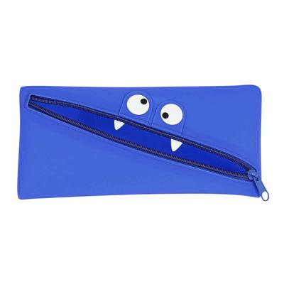 Schoolpennenzak Safta Gezicht 22 x 11 x 1 cm Blauw