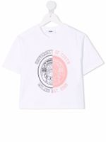 MSGM Kids t-shirt University Of Youth - Blanc - thumbnail