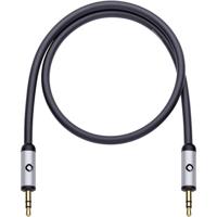 Oehlbach i-Connect J-35 Jackplug Audio Aansluitkabel [1x Jackplug male 3,5 mm - 1x Jackplug male 3,5 mm] 5.00 m Zwart Vergulde steekcontacten - thumbnail