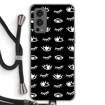 Eye pattern #3: OnePlus Nord 2 5G Transparant Hoesje met koord