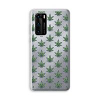 Weed: Huawei P40 Transparant Hoesje