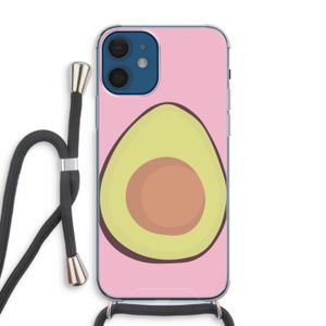 Avocado: iPhone 12 Transparant Hoesje met koord