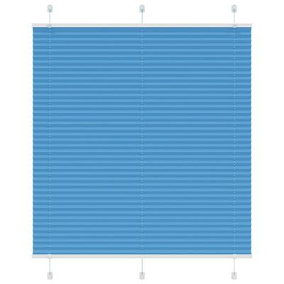 Pliss rolgordijn 120x100cm stofbreedte 119,4cm polyester blauw