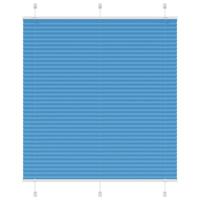 Pliss rolgordijn 120x100cm stofbreedte 119,4cm polyester blauw