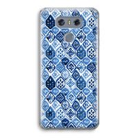 Blauw motief: LG G6 Transparant Hoesje