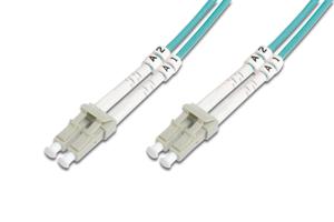 Digitus OM3, LC/LC, Multimode, 15m Glasvezel kabel I-VH Aqua-kleur