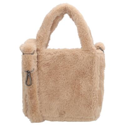 Beagles Faux Fur Schoudertasje Mini Barakaldo Zand