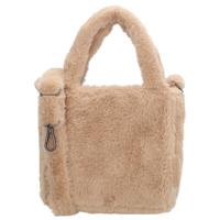 Beagles Faux Fur Schoudertasje Mini Barakaldo Zand
