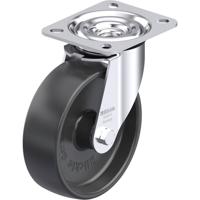 Blickle L-PP 125G Plaatstalen zwenkwiel Wieldiameter: 125 mm Draagvermogen (max.): 200 kg 1 stuk(s)
