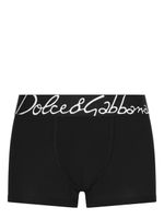 Dolce & Gabbana boxer à taille logo - Noir - thumbnail