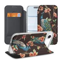 Book Cover Apple iPhone Air Pauw met Bloemen