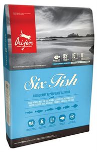 Orijen Six Fish droogvoer voor kat 1,8 kg Volwassen Vis