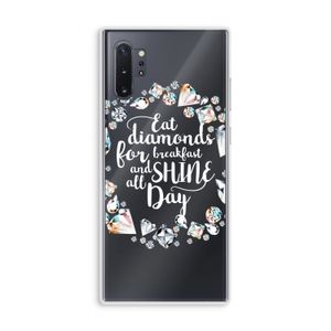 Diamonds: Samsung Galaxy Note 10 Plus Transparant Hoesje