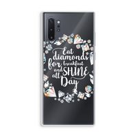 Diamonds: Samsung Galaxy Note 10 Plus Transparant Hoesje