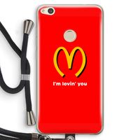 I'm lovin' you: Huawei Ascend P8 Lite (2017) Transparant Hoesje met koord