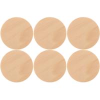 Houten schijven/cirkels/rondjes van dia 6 cm - 6x stuks - Hobby/knutselmateriaal