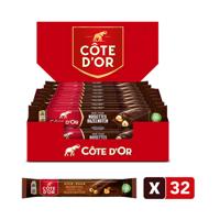 Côte d'Or chocoladerepen - puur hele hazelnoten - 45g x 32