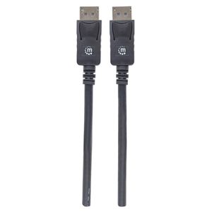 Manhattan 306935-CG DisplayPort-kabel DisplayPort Aansluitkabel DisplayPort-stekker, DisplayPort-stekker 1.00 m Zwart