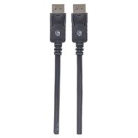 Manhattan 306935-CG DisplayPort-kabel DisplayPort Aansluitkabel DisplayPort-stekker, DisplayPort-stekker 1.00 m Zwart - thumbnail