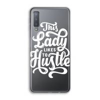 Hustle Lady: Samsung Galaxy A7 (2018) Transparant Hoesje