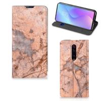 Xiaomi Redmi K20 Pro | Standcase | Marmer Oranje