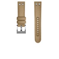 TW Steel horlogeband TWS602 Textiel Beige 24mm + standaard stiksel - thumbnail