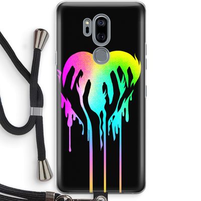 Hold My Heart: LG G7 Thinq Transparant Hoesje met koord