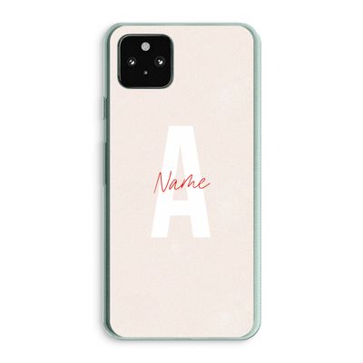 Strawberry Milkshake: Google Pixel 5a 5G Transparant Hoesje