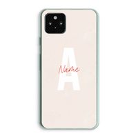 Strawberry Milkshake: Google Pixel 5a 5G Transparant Hoesje