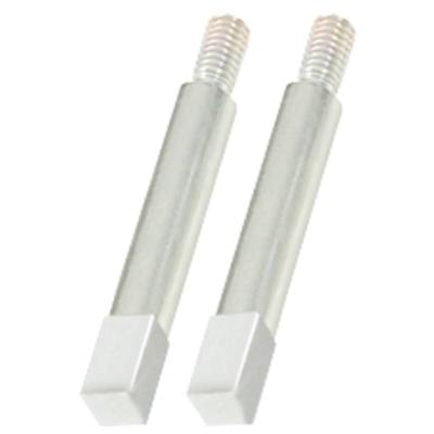 KS Tools 450.0186 Vierkante adapter, 8 mm, verpakking van 2 stuks, verchroomd