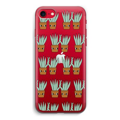 Sansevieria: iPhone SE 2020 Transparant Hoesje