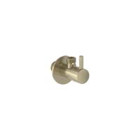 Hoekstopkraan MAY G1/2" x G3/8" Geborsteld Mat Goud PVD Hoekstopkraan MAY G1/2" x G3/8" Geborsteld Mat Goud PVD